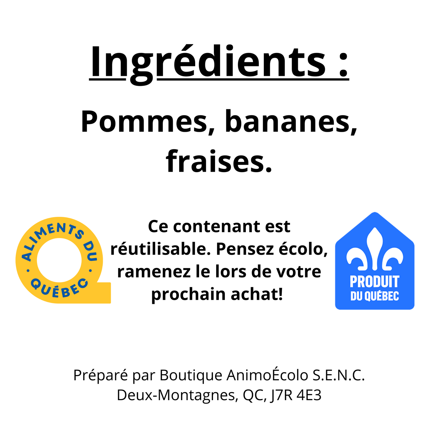 Gâteries pour rongeurs- fruits